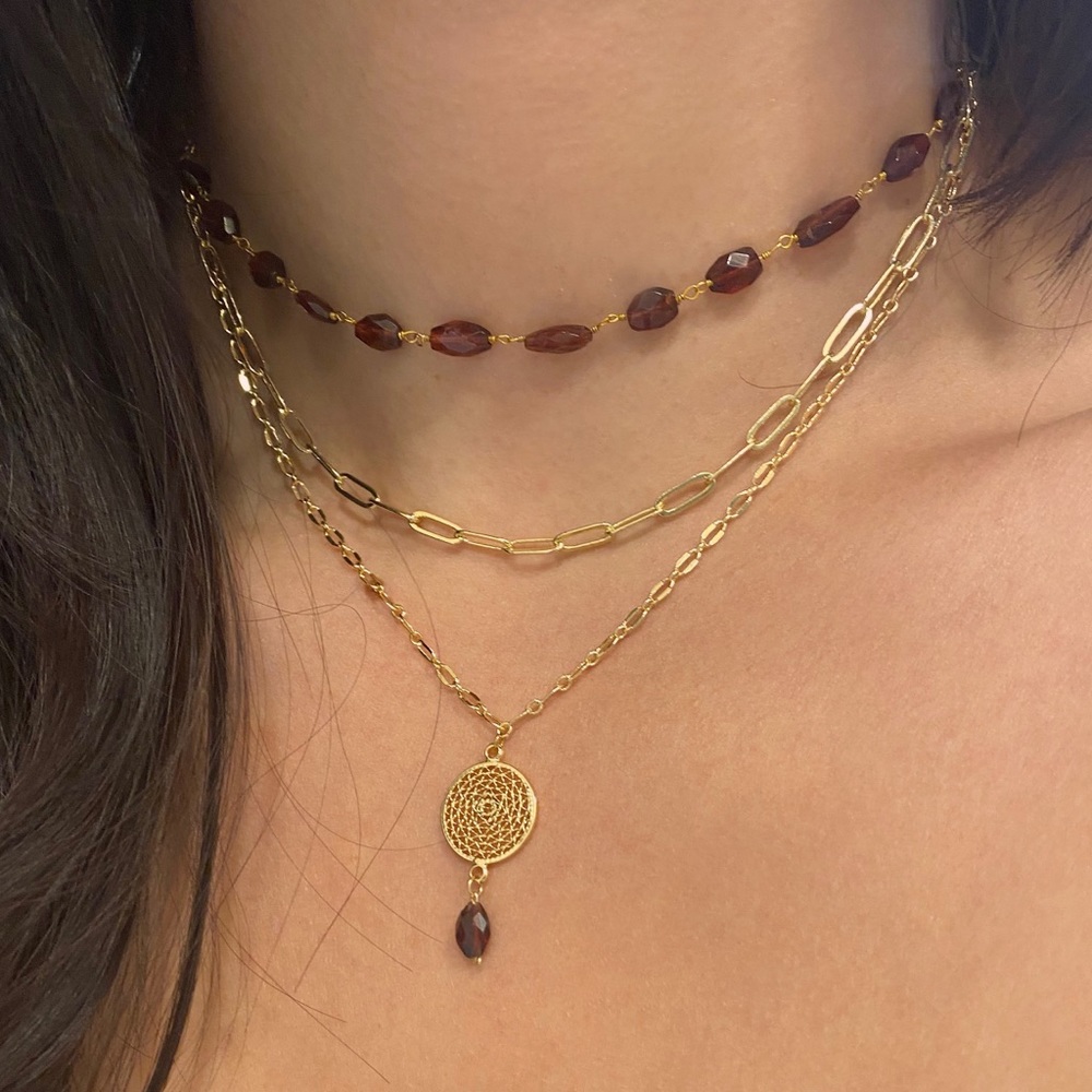 Layered necklace